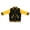 Black and Gold, variant on Creative Knitwear Long Sleeve Varsity Jacket for Infant and Toddler Boy's and Girl's, Black and White, 0-3 Months