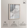 thumbnail image 2 of Chasm of Gray I Shadowbox Print Elegant Wall Decor by Art Remedy, Blonde Frame, 36 x 54, 2 of 7