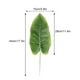 thumbnail image 4 of Kearding 20 bolsas de hermosos arreglos florales verdes con hojas de sandía simuladas, Canna Indica simulada fácil y conveniente Decoración Canna indica grande, 4 of 6