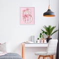 thumbnail image 2 of Pastel Stripe Luggage White Framed Giclee Art, design by Ziwei Li, 2 of 9