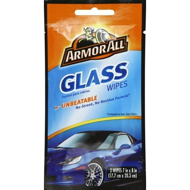 Armor All Glass Wipes, 2 Count