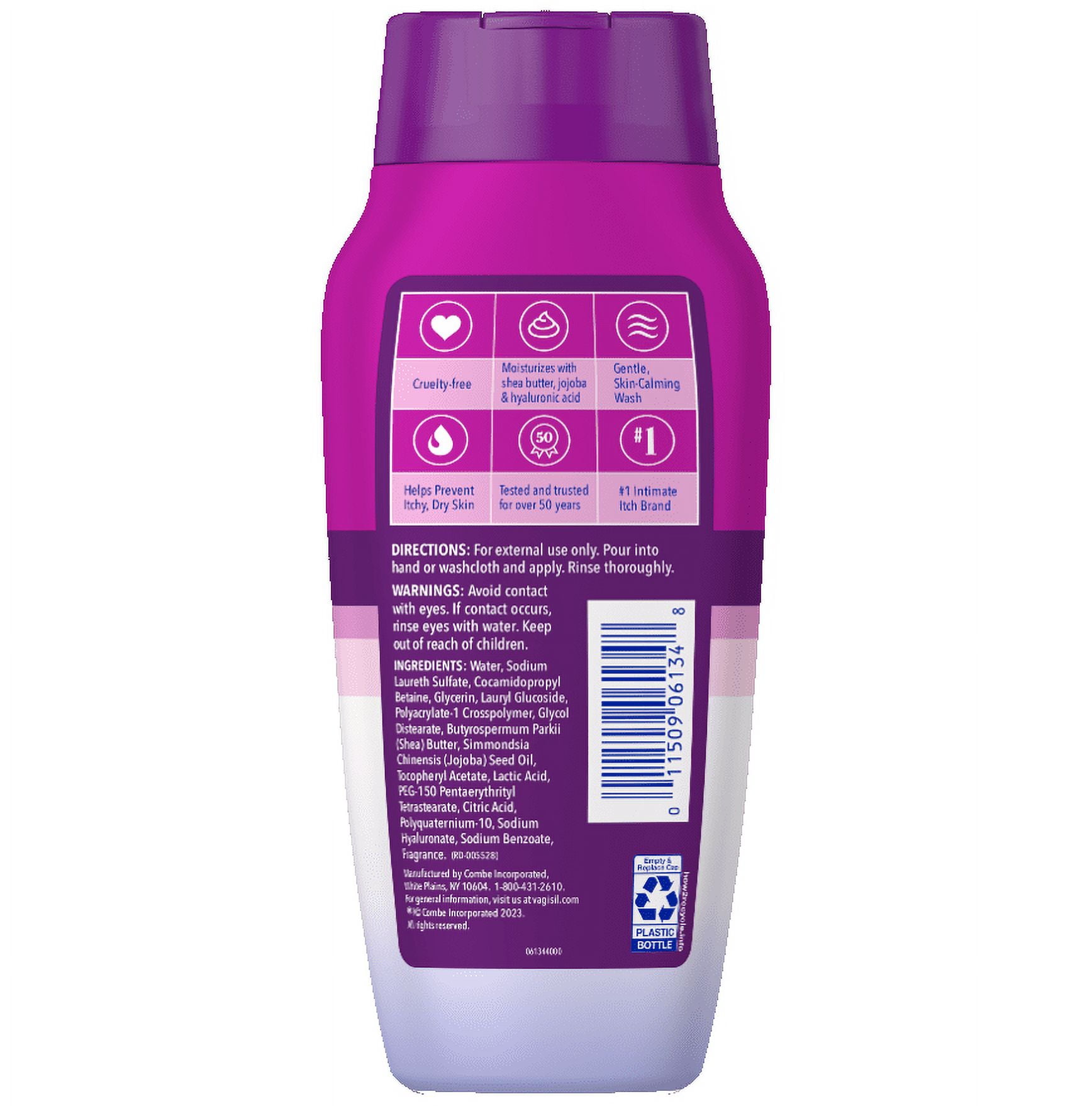 Vagisil Feminine Wash for Intimate Area Hygiene, Itch Protect+, pH Balanced, Hypoallergenic, 12 oz,