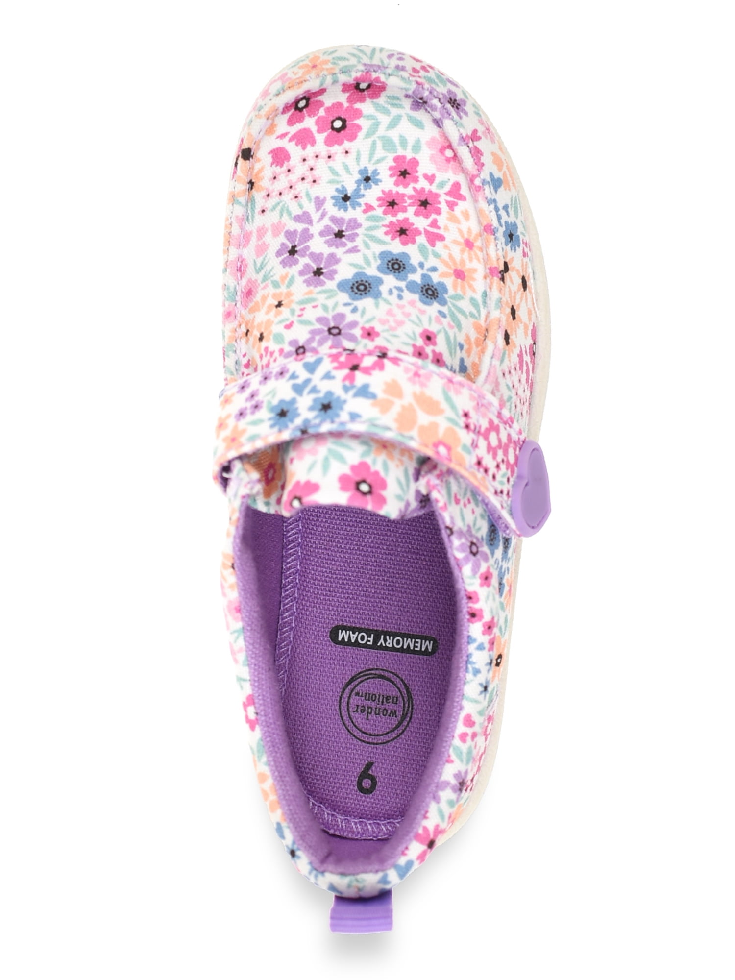 Wonder Nation Toddler Girl Moc Toe Shoe