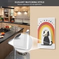 thumbnail image 5 of Yayeee Blank Wall Plate Cover 1-Gang 4.5"x2.7" Home Unused Decorative Outlet, Black Cat Rainbow, 5 of 7