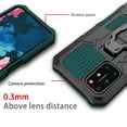 thumbnail image 6 of Allytech OnePlus Nord N200 5G Case 2021, Rugged Military Grade Protective Shockproof Build-in Kickstand Back Clamp Anti-scratch Case Cover Shell for OnePlus Nord N200 5G - Darkgreen, 6 of 7