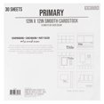 thumbnail image 3 of (4 pack) Colorbok Primary Smooth Multicolor Cardstock Pad, 12"x12", 121 lb./180 GSM, 30 Sheets, 3 of 5