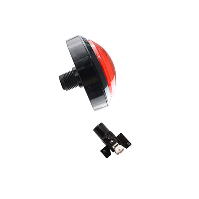 Sidaley Máquina de ventilación para videojuegos redonda con botón pulsador de 100mm, dispositivo de respuesta, botones, reparación de máquinas, Videojuegos y accesorios Rojo Tipo 3