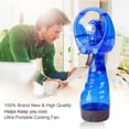thumbnail image 5 of Office Desk Air Misting Portable Humidifier Cooling Hand Held Spray Fan Water Spray Fan Battery Power RED, 5 of 8