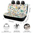 HANSHB Childlike Scribble Fun 146 Back Bench Seat Cover with Elastic