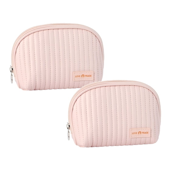 GASTROPOD Cute Makeup Bag Mini Cosmetic Pouch For Women Small Quilted Beauty Bag Handy Zipper Pouch 2PCS Hanging Toiletry Bag Small Toiletry Bag For Women