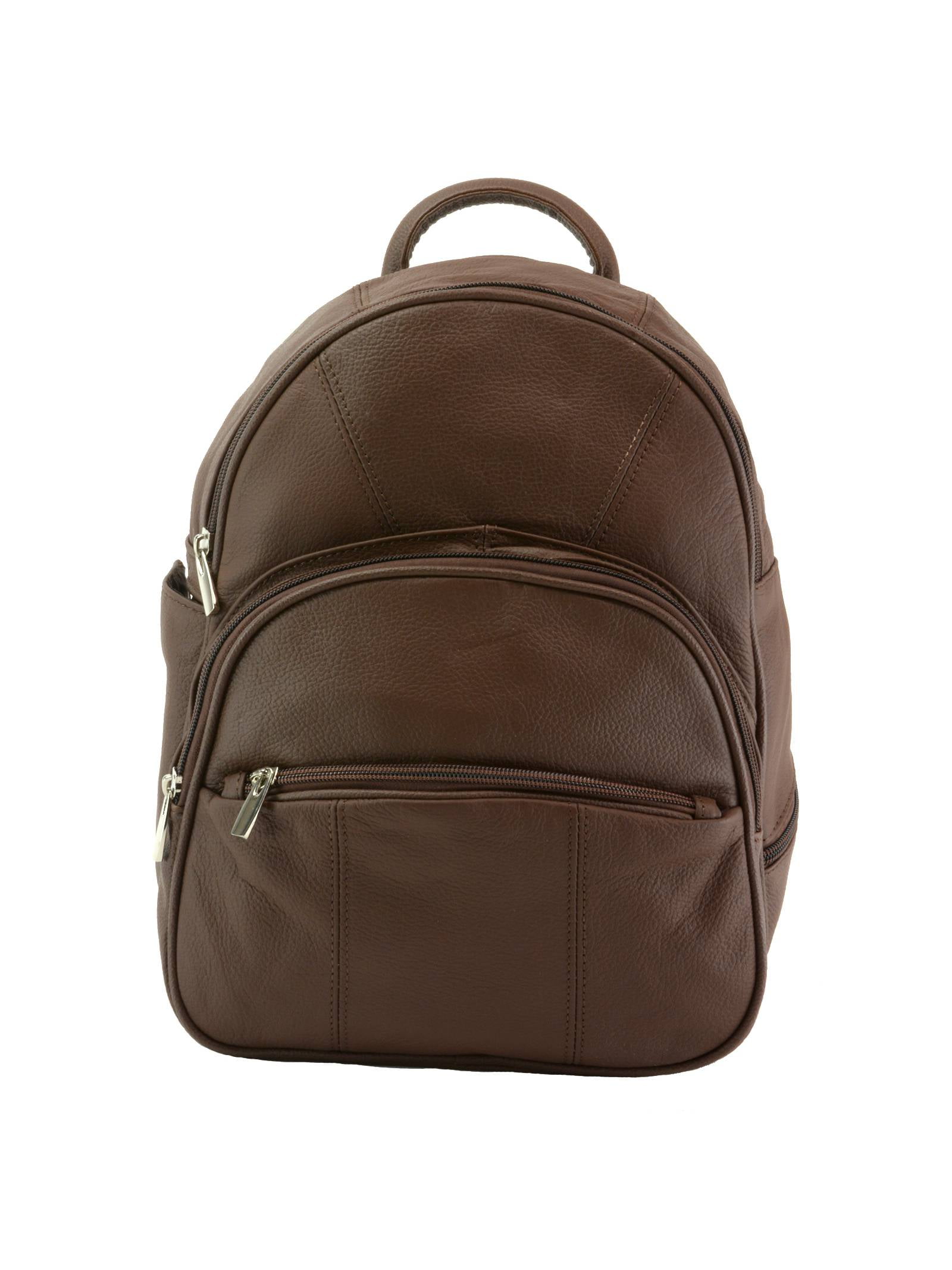Details about   Backpack Leather Bag Brown Shoulder Handbag Travel Rucksack CHRISTMAS GIFT