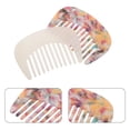 thumbnail image 1 of unbranded 2Ud Peine Semi Circular Frances Portátil De Acetato De Para Viajes Y Bolsos, 1 of 7