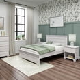 thumbnail image 5 of Max & Lily Twin Bed Frame with Panel Headboard, Modern Farmhouse Solid Wood Platform Bed, 5 of 6