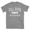 thumbnail image 1 of Fall River Wisconsin Classic Established Men's Cotton T-Shirt, 1 of 1