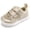 Gold, variant on KIDS Wide Toe Box Toddler Shoes Barefoot First Walk Sneaker Gold Size T10