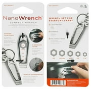 1 Pc, Keysmart Nano Wrench Stainless Steel Silver Wrench Multi Key Tool