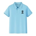 thumbnail image 6 of XXWXYD Boys Girls Short Sleeve 𝐏𝐨𝐥𝐨 Shirt, School Uniform Button Up Collared Shirt, Dry Fit Casual Tee Tops with Odor Control Technology, 6 of 8