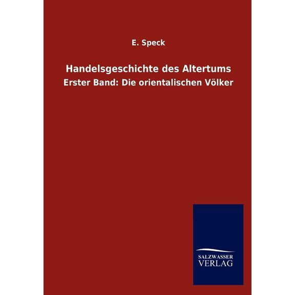 Handelsgeschichte des Altertums (Paperback)