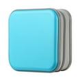 thumbnail image 1 of alavisxf xx Étui Rigide en Plastique Bleu Ciel pour CD/DVD, Capacité de 48, Porte-Disques Portefeuille de Rangement, 1 of 6