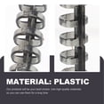 thumbnail image 4 of Shisuyan 10pcs Detachable Binder Circles Plastic Binder Rings Convenient Leaf Binder File Supply, 4 of 9