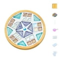 thumbnail image 2 of Blasgw DIY Craft Mosaic Tile Set for Wooden Cup Mats with Mixed Colors and Complete Toolkit, Perfect Gift and Creative Activity for Children and Beginners blue, 2 of 5