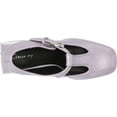 thumbnail image 5 of Circus by Sam Edelman Kay Orchid Buckle Ankle Strap Block Wedge Heel Pump Shoes (Orchid, 5), 5 of 6