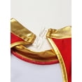 thumbnail image 7 of Eandarui Women Halloween Circus Ringmaster Costume Sleeveless Showman Cosplay Outfits Bodysuit Red 4XL, 7 of 7
