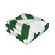 thumbnail image 2 of Manta de rayas piratas verdes y blancas para decoración de habitación, manta de franela para sofá cama de 40 x 30 pulgadas, 2 of 8