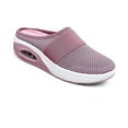 thumbnail image 3 of Chaussures de Marche Slip-On pour Femmes avec Coussin d'Air Résistant aux Chocs Mesh Plateforme Supérieure Mocassins Respirant, 3 of 7