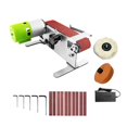 thumbnail image 3 of Mini Ponceuse à Ceinture Électrique Ponçage Polissage Meuleuse Petite Machine à Ceinture de Sable 7 Vitesses Réglables avec 10 Courroies de Ponçage, Largement Utilisée, 3 of 7