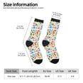 thumbnail image 6 of Uemuo Animals Pattern Women's Crew Socks, Soft Durable Breathable Moisture-Wicking with Odor Control Cotton socks, 6 of 9