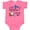 Hot Pink, variant on My First Fourth of July- Eagle Boys or Girls Baby Bodysuit
