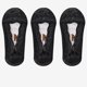 thumbnail image 1 of Calcetines de verano antideslizantes para mujer, calcetín Invisible de encaje de algodón transpirable, Sexy, fino, fresco, a la moda, 3 pares, 1 of 5