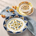 thumbnail image 2 of Oxford Floreal, Sao Luis Stoneware 12 Piece Dinnerware Set, Service for 4, 2 of 5