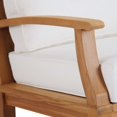 thumbnail image 5 of Modway Marina Solid Teak Wood Patio Rocking Chair in Natural and White, 5 of 8
