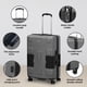 thumbnail image 4 of Tach V3.1 Hard Shell Carry On Luggage 20 inch | Carry on Luggage with Spinner Wheels & Patented Built-In Connecting System | One Piece Rolling Suitcase Links 9 Bags At Once (Grey), 4 of 9