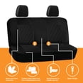thumbnail image 6 of Universal Fit Car Seat Cover – Full Set of Automotive Car Seat Covers, Ultra-Modern Quilted Leatherette Seat Covers, Water-resistant Seat Protector for Cars, Trucks, SUVs and Vans, 6 of 10