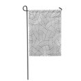 thumbnail image 1 of JSDART Pattern Linear Abstract Hatch Cross Yarn White Black Doodle Garden Flag Decorative Flag House Banner 28x40 inch, 1 of 1
