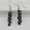 Obsidian Quartz, variant on Natural Healing Quartz Gravel Earrings Crystal Beaded Tassel Ear Pendant Chakra-Water Grass Agate Quartz