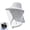 Gray, variant on Mosquito Net Hat, Mosquito Net Head Hat with Sun Hat Net, Bee Hat Hunting Hat for Outdoor Camping and Gardening, Portable Insect Protection(Sky Blue)