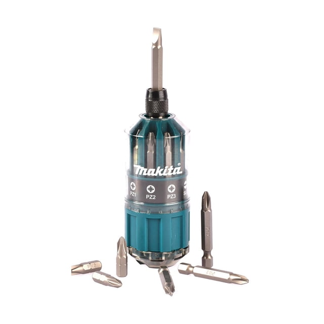 Puntas Hexgonales Para Atornillar 18 Pz Con Adaptador Makita Makita B-43000