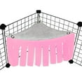thumbnail image 5 of shenmeida Guinea Pig Tassel Hideout Small Animal Corner Fleece Hideaway Cute Ferret Hammock and Sleeping Bed for Ferrets Chinchillas Small Pets, 5 of 6