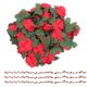 thumbnail image 1 of TABLETREANDS 4Ud Guirnalda De Rosa Artificial Roja Para De Hogar Y Eventos Y, 1 of 8