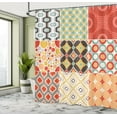 thumbnail image 4 of Ambesonne Colorful Shower Curtain, Vintage Abstract Shape, 69"Wx70"L, Multicolor, 4 of 4