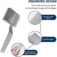 thumbnail image 5 of 2 piezas de barbero Peines Fade, peine profesional para cortar el cabello, peine plano resistente al calor, peine para máquina de cortar cabello, peine de posicionamiento curvo para hombres,, 5 of 5