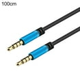 thumbnail image 2 of SUSUchens Audio Cable Professional High Fidelity 3.5mm Jack 3.5mm Jack Male to Male AUX Cord Adapter for Laptop Black 1M, 2 of 13