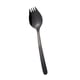 thumbnail image 1 of Cuchara-tenedor de mango largo para acampar, actividades al aire libre y picnic, de acero inoxidable. Negro, 1 of 9