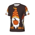 thumbnail image 3 of Rocae Fall Gnomes for Men's Moisture-Wicking Crew Tee - T-Shirt for Sports, Outdoor Activities, and Casual WearSmall, 3 of 9