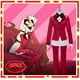 thumbnail image 2 of Disfraz de Anime Charlie para hombre y mujer, uniforme rojo con pajarita, traje de fiesta de Carnaval y Halloween, 2 of 4