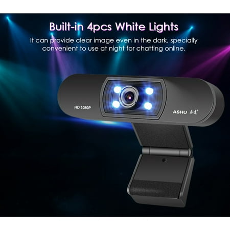 camera cmos ashu webcams microphone megapixel cam 1080p usb laptop computer pc digital clip hd